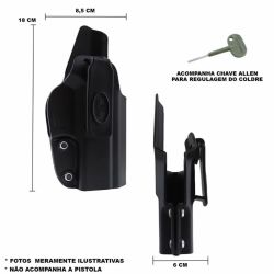 Coldre Pol�mero Velado Ajust�vel - G3 / TH / 800 / 900 - Destro