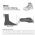 Bota Ttica Militar Invictus - Tractor Hiking - Preto