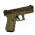 Pistola Glock G25 Calibre .380 Cano 4 Od Green