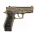 Pistola Taurus 58 HC Plus - Cerakote Flat Dark Earth FDE .380 ACP